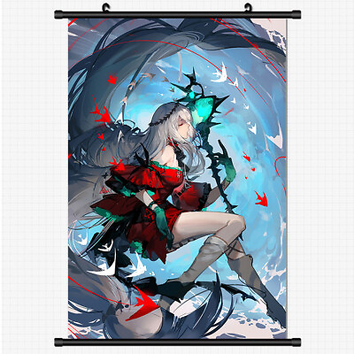 #ad HD Print Art Poster Arknights Cosplay Scroll Decor Wall Mural Hot Anime Gift #17 $22.99