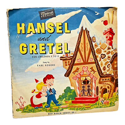 #ad Musicraft Records Hansel amp; Gretel Sung By Earl Rogers Red Robin Series RR 3 $92.66