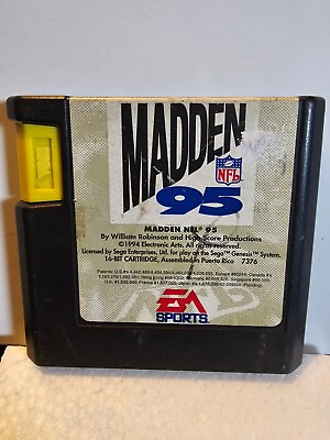 #ad Madden NFL 95 Sega Genesis 1994 $3.00