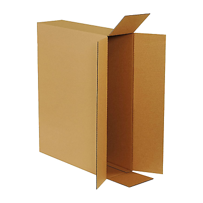 #ad Shipping Side Loading Boxes Large 26quot;L X 6quot;W X 20quot;H 10 Pack Corrugated Cardbo $73.99