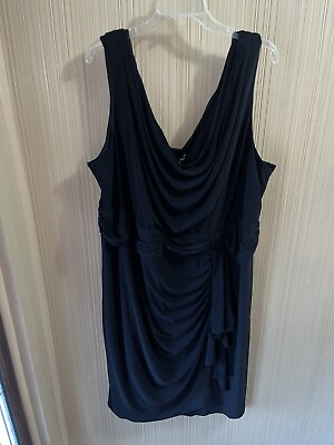 #ad Women’s Plus Size Fashion Bug Black Formal Dress Size 28W $30.00
