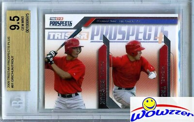 #ad 2009 Prospects Plus #81 Mike Trout First ROOKIE BGS 9.5 GEM MINT Angels MVP $179.95