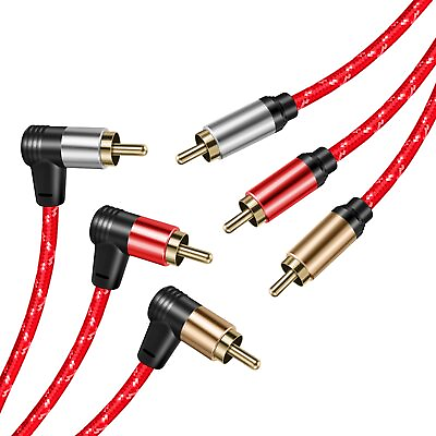 #ad 3RCA Audio Video Cable 25FT 3 Male to 3 Male RCA Stereo Cable AV Cable for T... $31.90