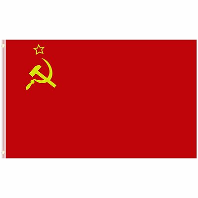 #ad 3x5 USSR Flag Soviet Union Russian Communist Party Banner Communism Pennant $7.05