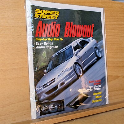 #ad Super Street Magazine Audio Blowout Supplemental Issue MINT No Label $14.95
