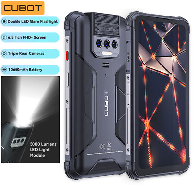 #ad 6.5quot; Cubot 4G LTE Android Rugged Phone Adventure Mobile Waterproof 10600mAh 256G $213.06