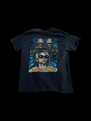 #ad Kurt Cobain Tshirt Modern Reprint Medium Art Chucks 90’s Grunge $22.00