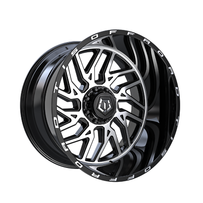 #ad TIS 20x12 Wheel Gloss Black Machined 544MB 8x6.5 44mm Aluminum Rim $329.99