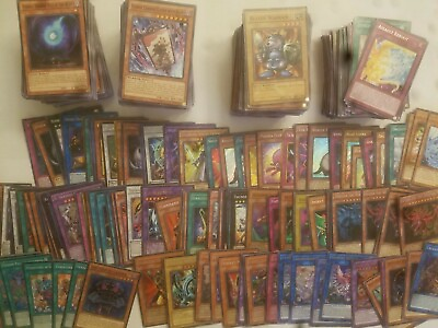 #ad Yugioh 1000 Cards Bulk Lot Unsearched Mixed Sets Rarities holographics Foils $26.00