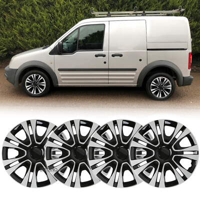 #ad 15quot; Wheel Covers Set of 4 Hub Caps Fit R15 Snap On For Ford Transit Connect Van $75.13