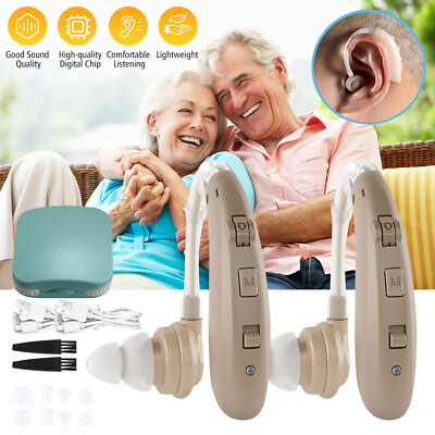 #ad Rechargeable Hearing Aids for Seniors Severe Hearing Loss with Noise Cancelling $16.99
