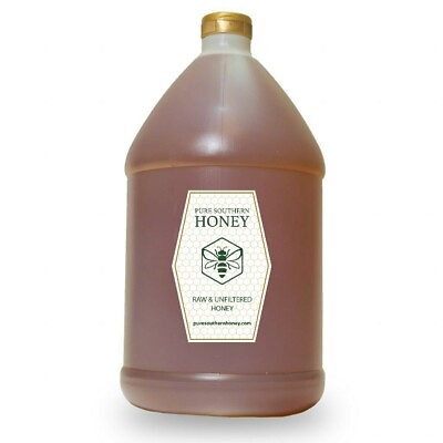 #ad 1 Gallon of 100% Raw Unfiltered amp; Unheated Georgia Honey New 2023 Crop $80.00