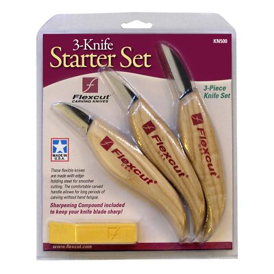 #ad Carving Knives Starter Set with Ergonomic Handles and Carbon Steel Blades ... $74.99