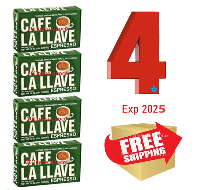 #ad 4 Cafe La Llave Groun coffee espresso Dark roast 10 oz each capuccino Latte $23.99