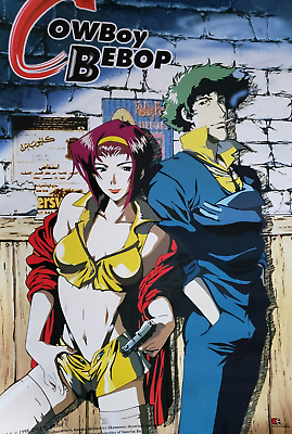 #ad Cowboy Bebop Poster Faye Spike Anime Waifu Sexy Japan Manga Large 33.75quot; x 22quot; $17.99