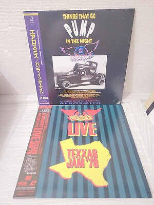 #ad AEROSMITH Pump In The Night Live Japanese Laserdisc LD laser disc Rock Music $39.99