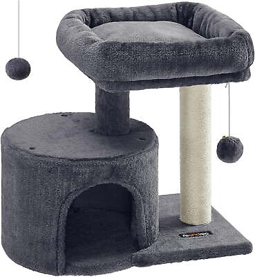 #ad Cat Tree Cat Tower with Sisal Covered Scratching Post Cat Condo w $29.24