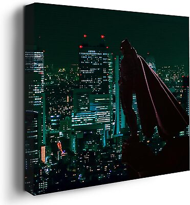 #ad Batman1 Wall Art Canvas Decor Themed HD Printed amp; Wooden Framed $23.99