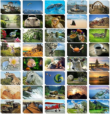#ad Best Paper Greetings 40 Pack Bulk Animal and Travel Postcards From Around the Wo $16.00