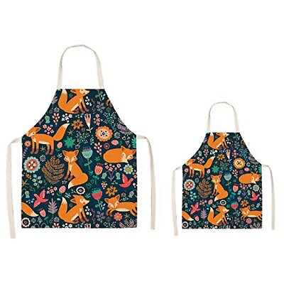 #ad 2 Pack Parent Women Child Cooking Apron Kids Set Girls Boys Holiday Kitchen A... $27.66