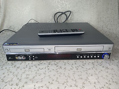 #ad Zenith ZHX 313 DVD VCR Dual Double Deck Combo with Cables amp; Remote WORKS $69.99