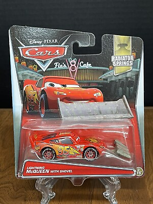 #ad Disney Pixar Cars Lightning McQueen with Shovel Diecast Vehicle Mattel 2 19 $18.99