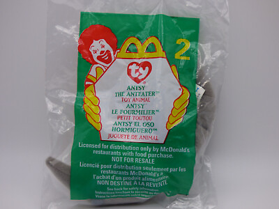 #ad Ty McDonalds Teenie Beanie Babies 1999 #2 Antsy the Anteater $8.95