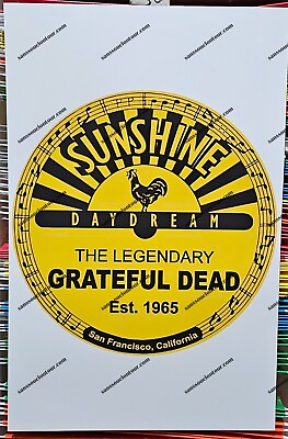 #ad Grateful Dead Sunshine Daydream 11quot;x17quot; lot print Jerry Garcia JGB SYF $30.00