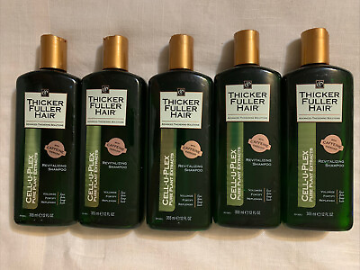 #ad 5 Pk Thicker Fuller Hair CELL U PLEX Thickening Shampoo FAST FREE SHIPPING 12 oz $40.00