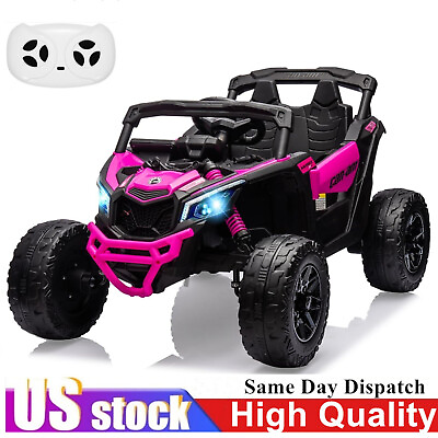 #ad CAN AM Licensed 2 Seater Kids Ride on UTV Car Toys RC 12V All Terrain Tire Buggy $289.99