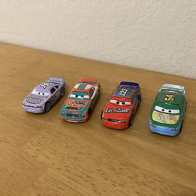 #ad Lot of 4 Disney Pixar Cars Diecast Piston Cup Racers # 54 79 92 123 Metal $22.99