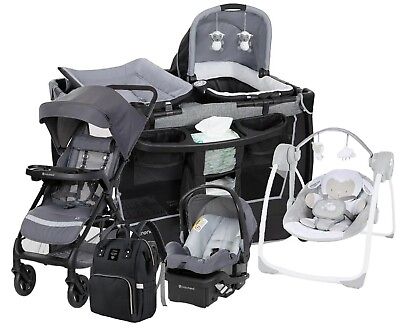 #ad #ad Baby Trend Stroller With Car Seat Playard Diaper Bag Swing Newborn Travel Combo $619.99