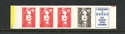 #ad R1862 France 1993 Marianne FOLDED ONCE PANE MNH $4.98