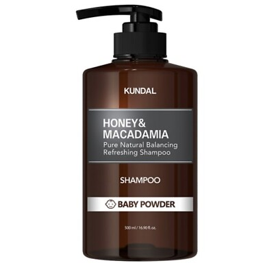 #ad KUNDAL Honey amp; Macadamia Shampoo Pure Natural Baby Powder 16.9oz 500ml K beauty $27.00