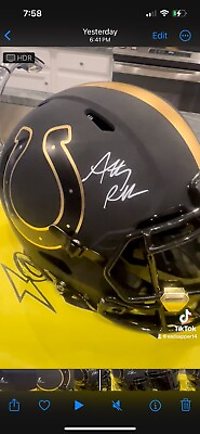 #ad Anthony Richardson Signed Authentic Helmet $850.00