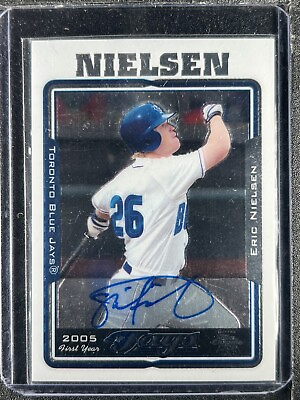 #ad Nielsen Eric 2005 Topps Chrome Autograph $1.29