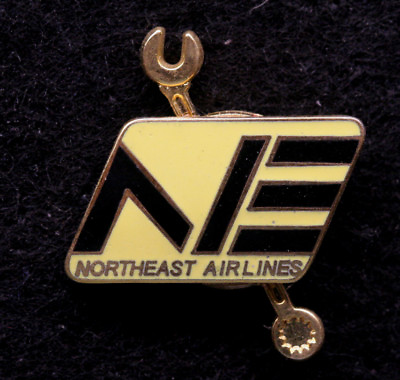 #ad NORTHEAST AIRLINES MECHANIC TECHNICIAN HAT LAPEL PIN UP CREW WING GIFT AIRLINE $19.95