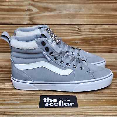 #ad Vans Womens 6 Filmore HI Gray White Water Resistant Suede Lace Up Sn… $45.00