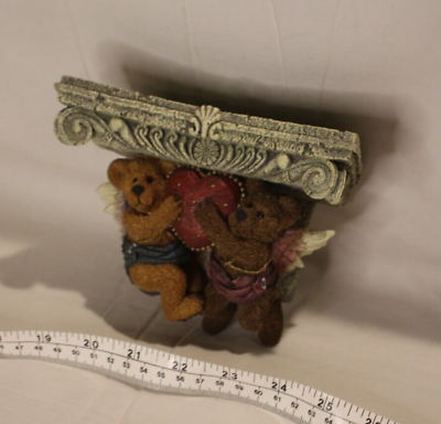#ad 1998 Boyds Bearstone Clarence And Raphael Angels Fly High Shelf 654291 6 ed $14.99