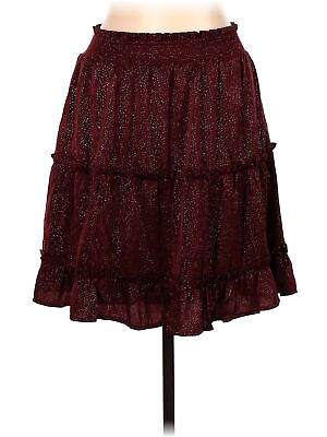 #ad Blu Pepper Women Red Casual Skirt L $23.74