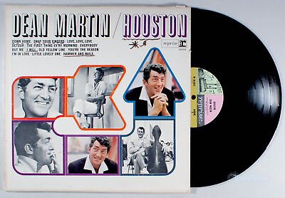 #ad Dean Martin Houston 1965 Vinyl LP •PLAY GRADED• $4.99