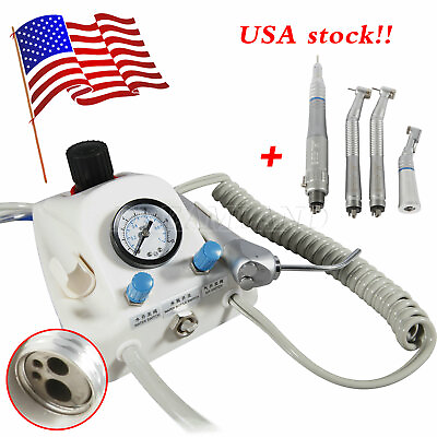 #ad Dental High Low Speed Handpiece Kit amp; Air Turbine Unit 4 Hole For NSK $71.91