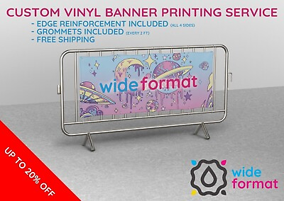 #ad 8ft x 3ft Printed Vinyl 13oz Banner Many Sizes Durable amp; Weatherproof $37.99