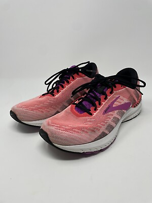 #ad Brooks Ravenna 10 Womens Size 9.5 Pink Purple Running Shoes Sneakers 1202861B615 $44.50