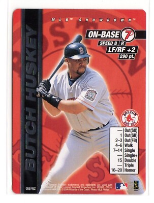#ad BUTCH HUSKEY 2000 MLB SHOWDOWN BASE #068 ID M196 $0.99