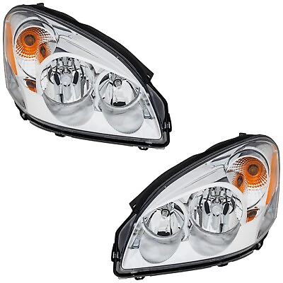 #ad Headlight Set For 2006 2011 Buick Lucerne Left and Right With Bulb CAPA 2Pc $176.36