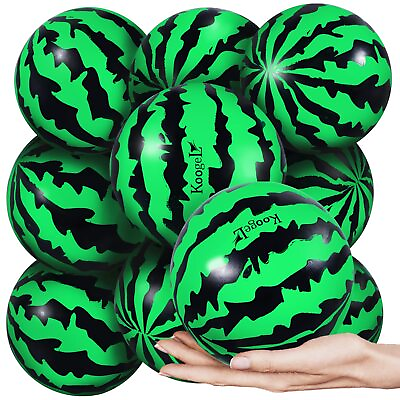 #ad Koogel 8PCS Beach Ball 6.2 Inches Watermelon Appearance Inflatable Mini Pool... $17.91