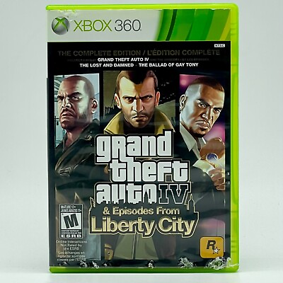 #ad Grand Theft Auto IV amp; Episodes from Liberty City GTA 4 Xbox 360 C $15.49