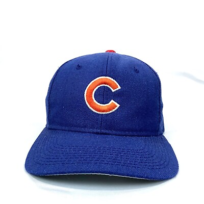 #ad Chicago Cubs Plain Logo Sports Specialties Vintage Snapback Hat Cap Adjustable $50.99