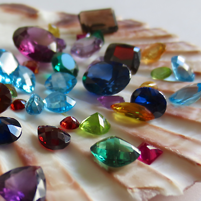 #ad Natural Gemstone Loose Mix Shape Semi Precious Gems 50 Carat Lot Wholesale $15.99